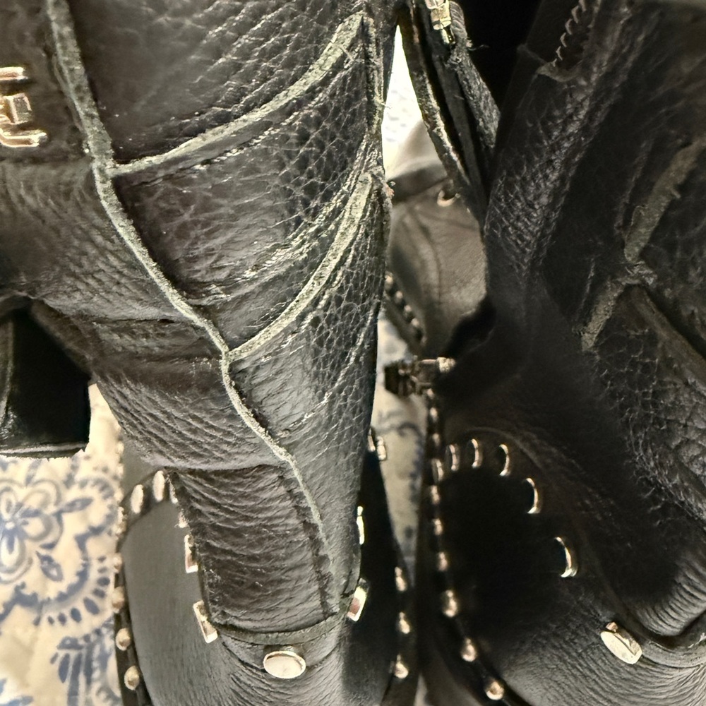 Sam Eldeman Studded Black Combat Boots - image 5